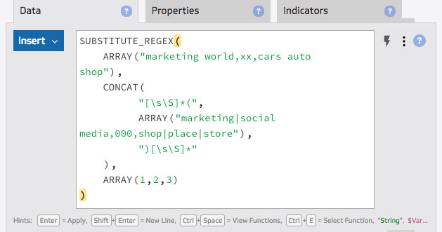 Learn Klipfolio - REPLACE & CONTAINS in formulas