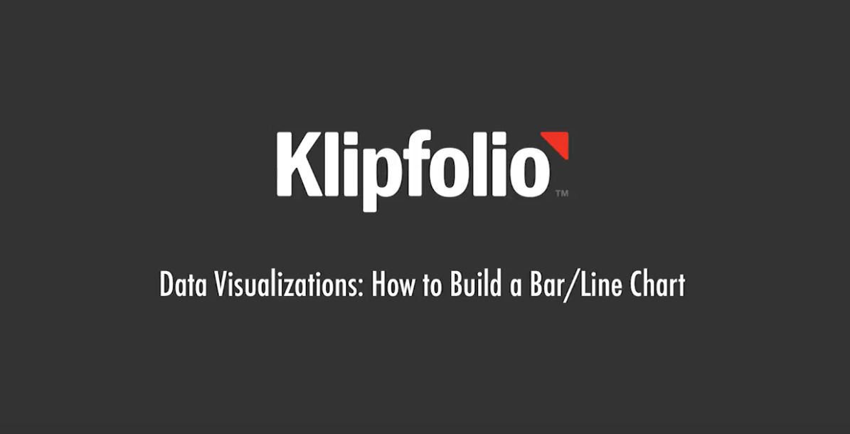 Videos - Building a Bar/Line Chart